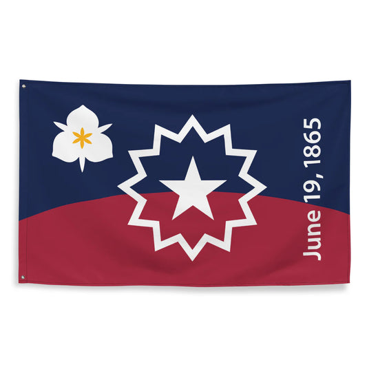 Salt Lake City Juneteenth Flag (Double Sided) - The Sego Celebration Flag