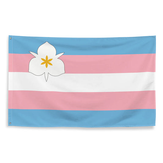 Salt Lake City Transgender Flag (Double Sided) - The Sego Visibility Flag